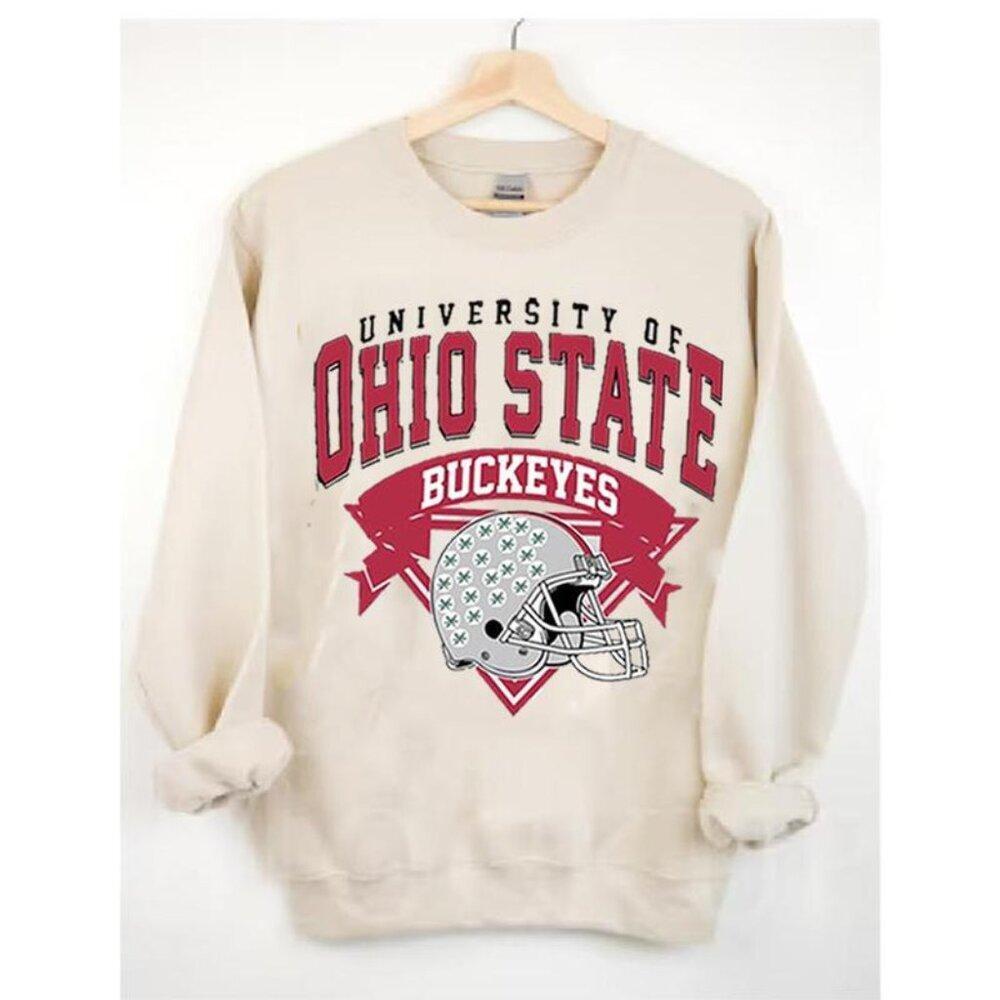Ohio Statebuckeyes Football Ncaa Sweatshirt Elbertfrankli